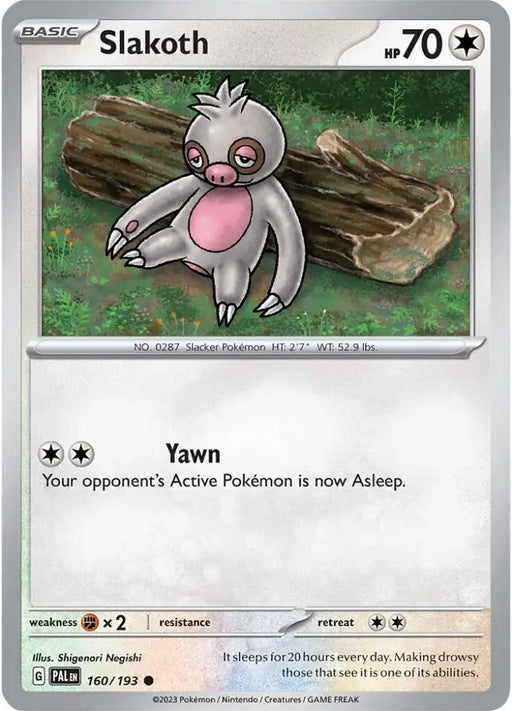 Slakoth (160/193) [Scarlet & Violet: Paldea Evolved] - Pokemon Single
