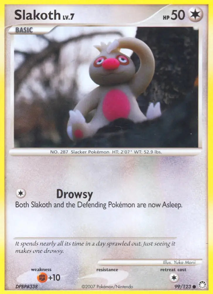 Slakoth (99/123) [Diamond & Pearl: Mysterious Treasures] - Pokemon Single