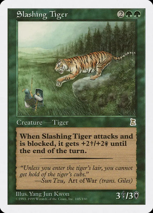 Slashing Tiger [Portal Three Kingdoms] - MTG Single