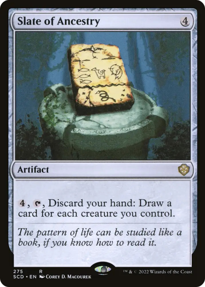 Slate of Ancestry [Starter Commander Decks] - MTG Single