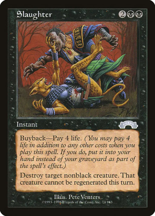 Slaughter [Exodus] - MTG Single
