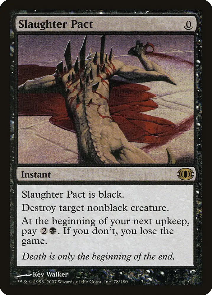 Slaughter Pact [Future Sight] - MTG Single
