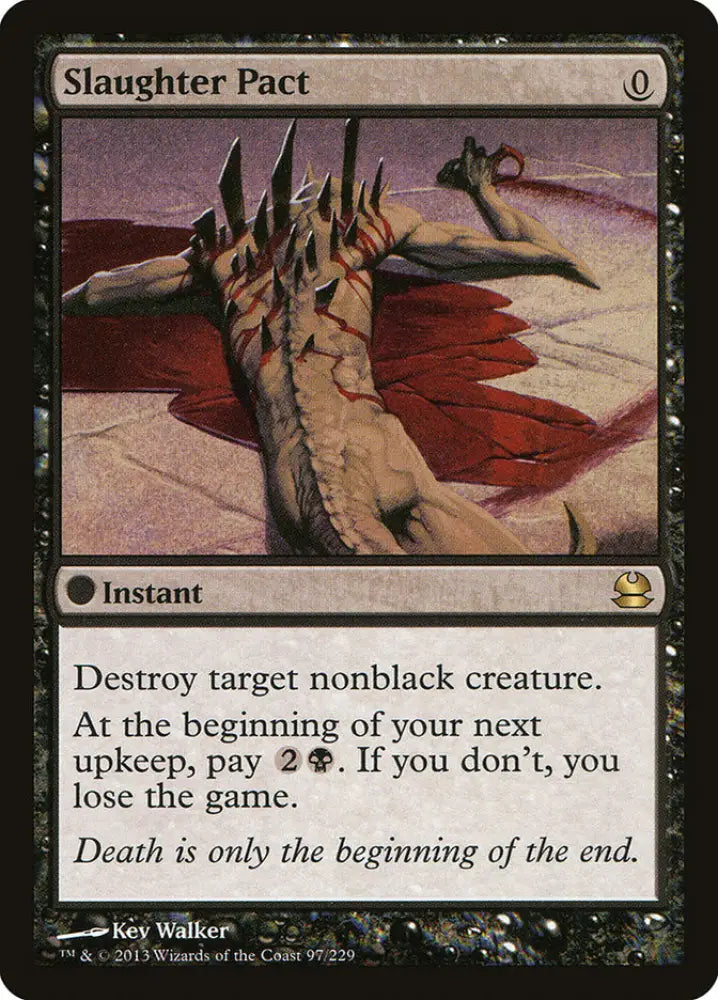 Slaughter Pact [Modern Masters] - MTG Single