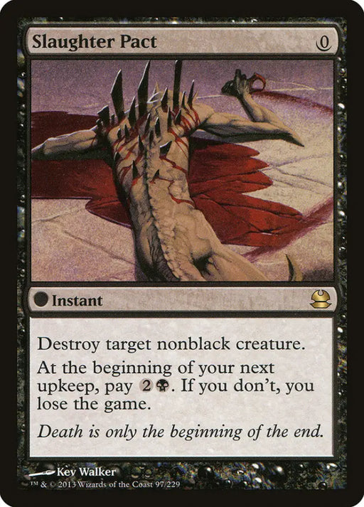 Slaughter Pact [Modern Masters] - MTG Single