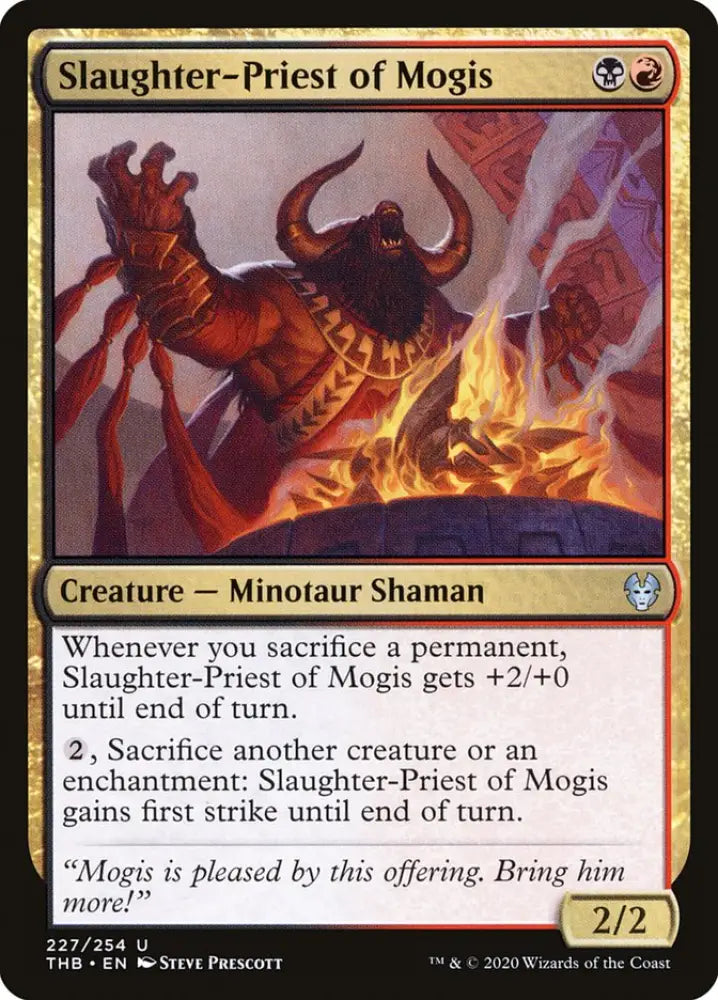 Slaughter-Priest of Mogis [Theros Beyond Death] - MTG Single