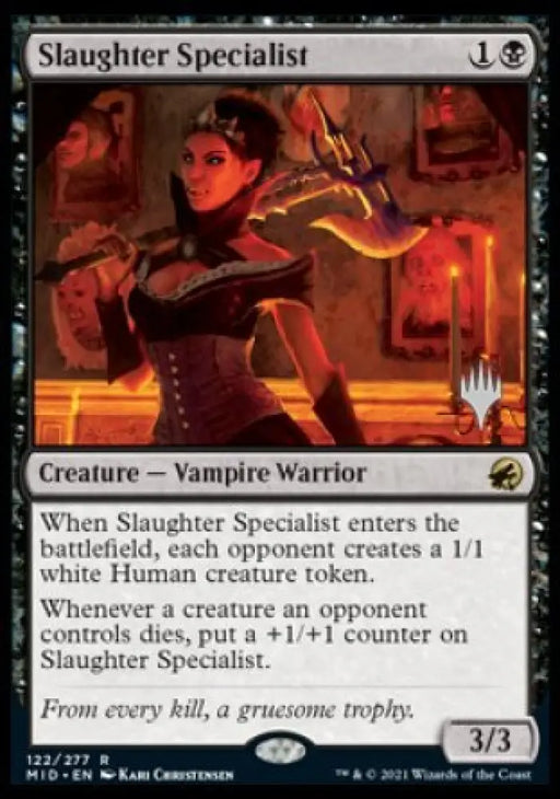 Slaughter Specialist (Promo Pack) [Innistrad: Midnight Hunt Promos] - MTG Single