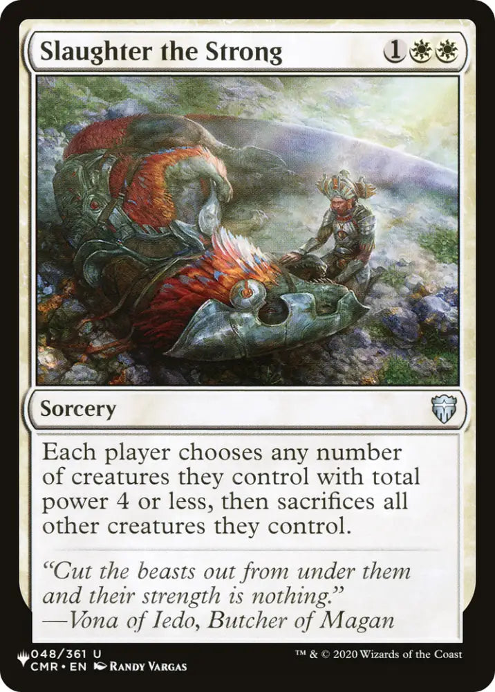 Slaughter the Strong [The List] - MTG Single