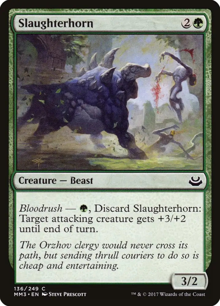 Slaughterhorn [Modern Masters 2017] - MTG Single
