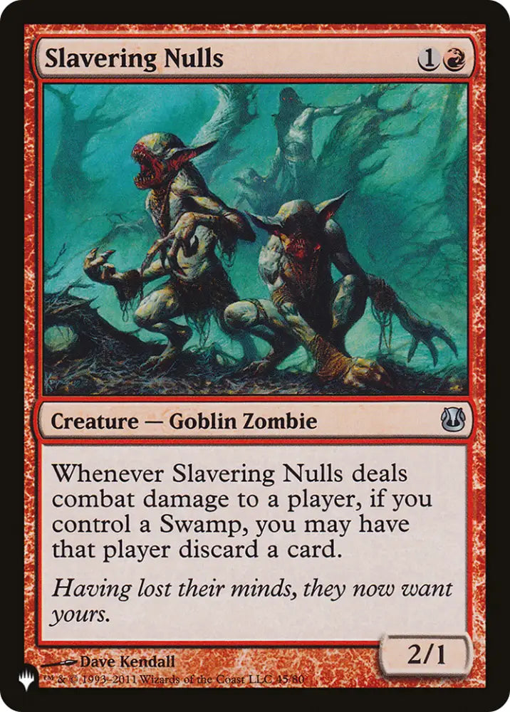 Slavering Nulls [The List] - MTG Single