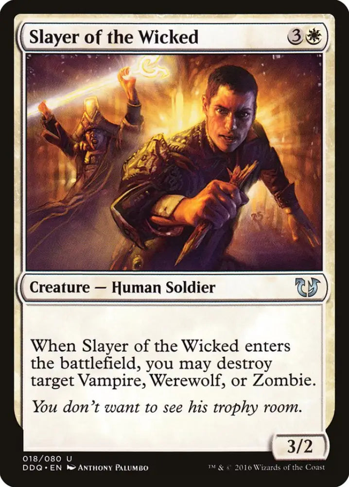 Slayer of the Wicked [Duel Decks: Blessed vs. Cursed] - MTG Single