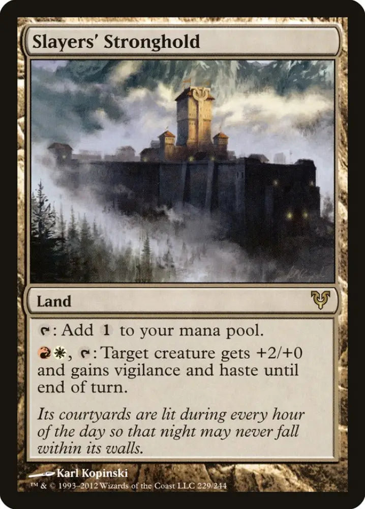 Slayers’ Stronghold [Avacyn Restored] - MTG Single