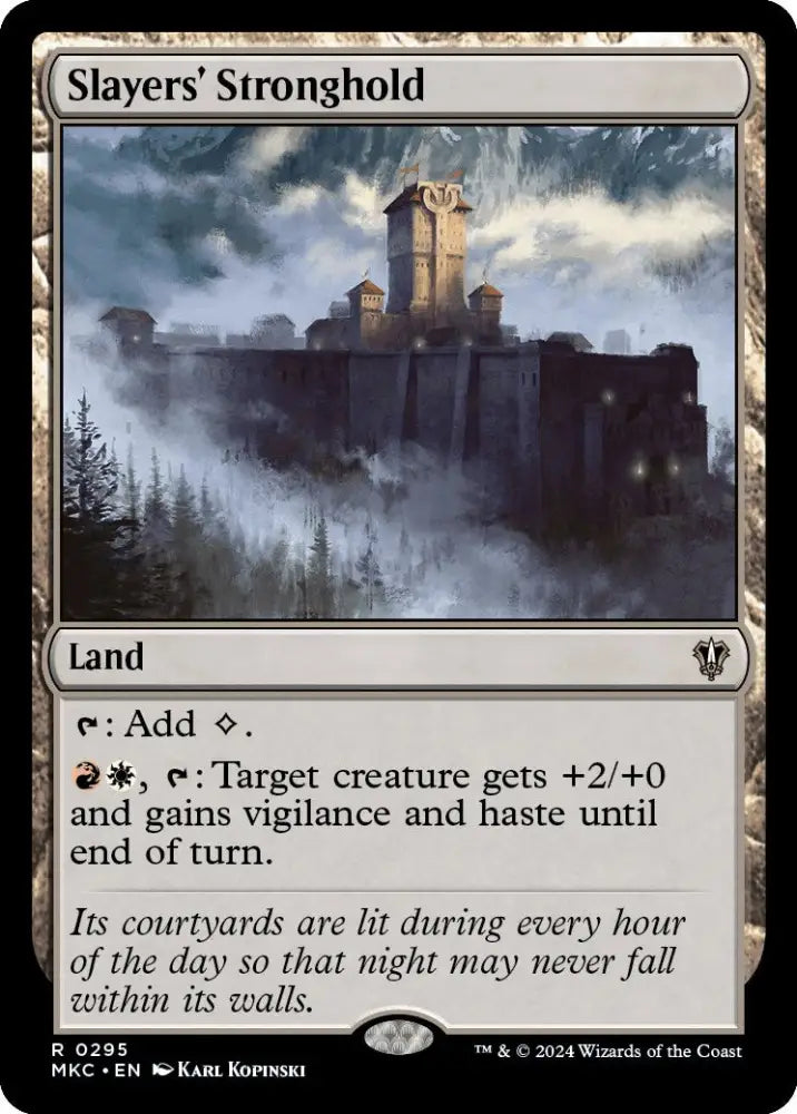 Slayers’ Stronghold [Murders at Karlov Manor Commander] - MTG Single