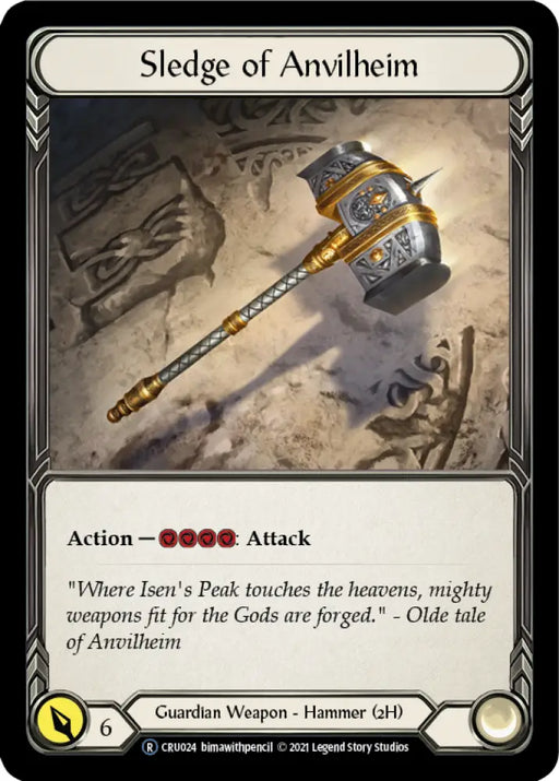 Sledge of Anvilheim [Crucible of War Unlimited] Unlimited Normal - Flesh And Blood Single