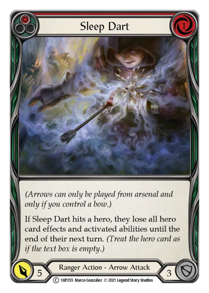 Sleep Dart (Red) [1HP255] (History Pack 1) - Flesh And Blood Single