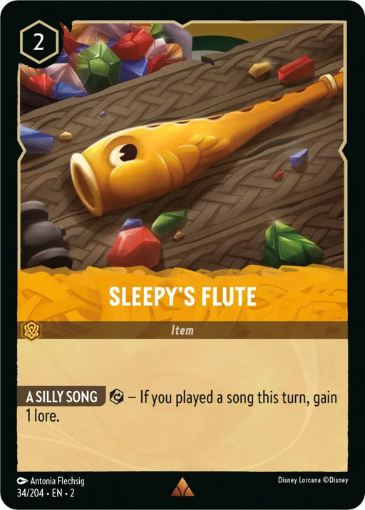 Sleepy’s Flute (34/204) [Rise of the Floodborn] - Lorcana Single