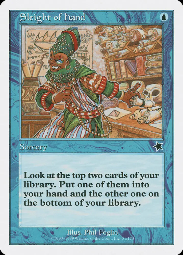Sleight of Hand [Starter 1999] - MTG Single