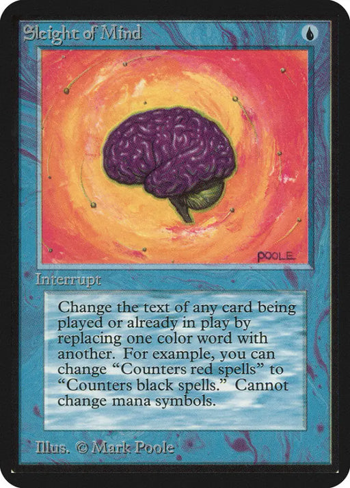 Sleight of Mind [Alpha Edition] - MTG Single