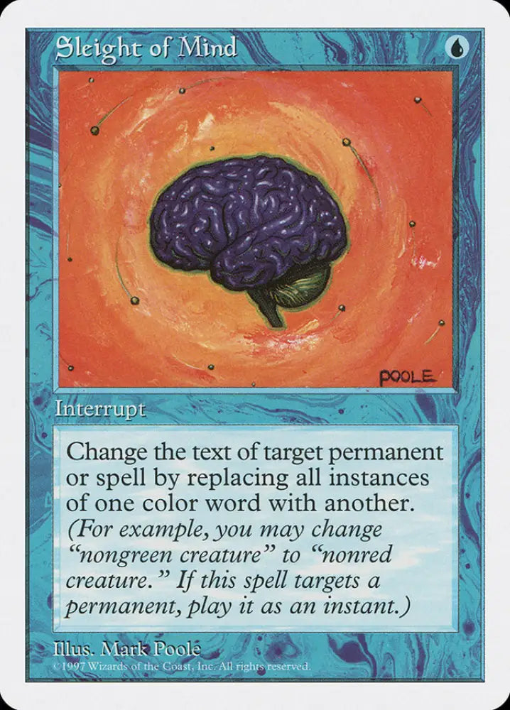 Sleight of Mind [Fifth Edition] - MTG Single
