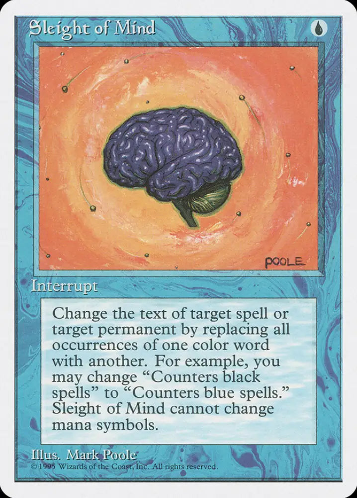 Sleight of Mind [Fourth Edition] - MTG Single