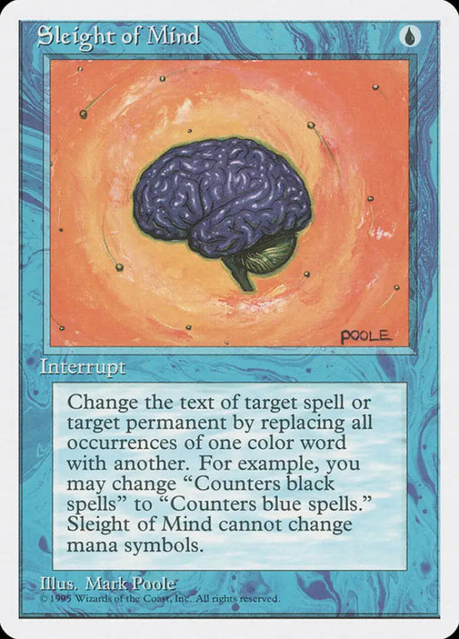 Sleight of Mind [Fourth Edition] - MTG Single