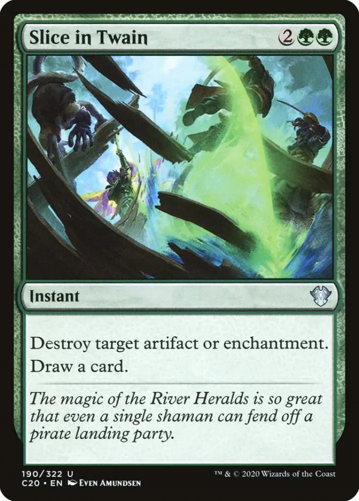 Slice in Twain [Commander 2020] - MTG Single