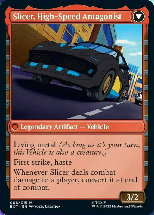 Slicer Hired Muscle // Slicer High-Speed Antagonist [Transformers] - MTG Single