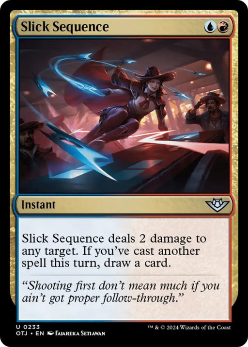 Slick Sequence [Outlaws of Thunder Junction] - MTG Single