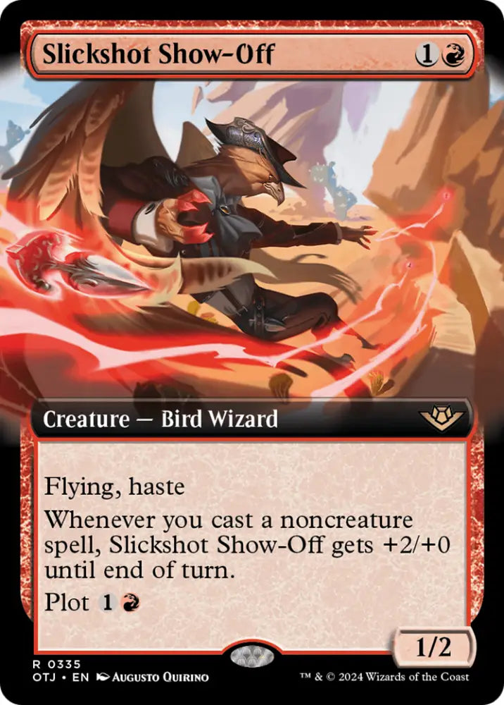 Slickshot Show-Off (Extended Art) [Outlaws of Thunder Junction] - MTG Single