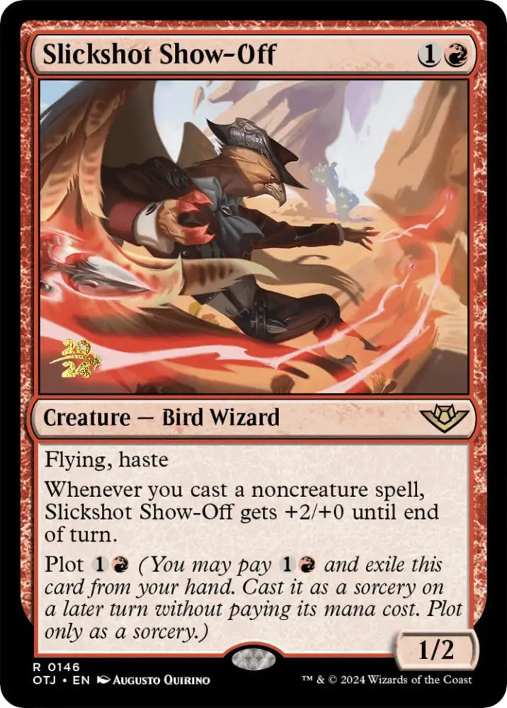 Slickshot Show-Off [Outlaws of Thunder Junction Prerelease Promos] - MTG Single