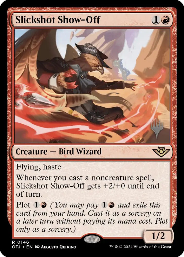 Slickshot Show-Off (Promo Pack) [Outlaws of Thunder Junction Promos] - MTG Single