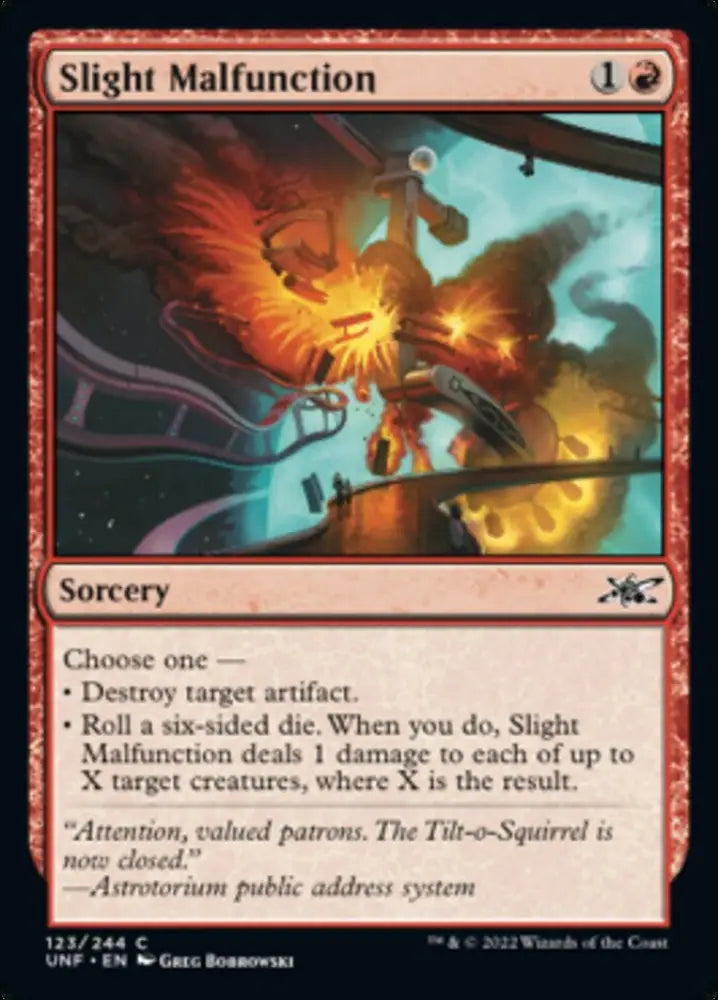 Slight Malfunction [Unfinity] - MTG Single