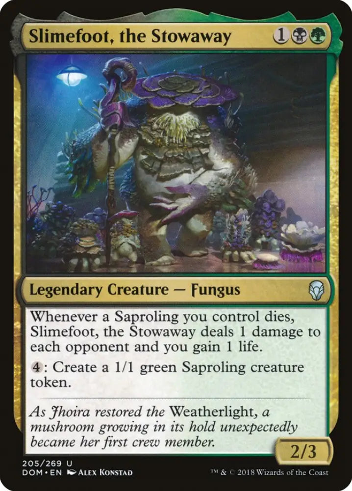Slimefoot the Stowaway [Dominaria] - MTG Single