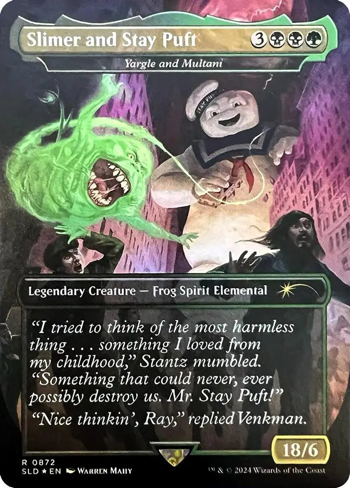 Slimer and Stay Puft - Yargle and Multani [Secret Lair Drop Series] - MTG Single