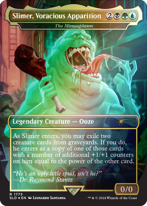 Slimer Voracious Apparition - The Mimeoplasm (Rainbow Foil) [Secret Lair Drop Series] - MTG Single