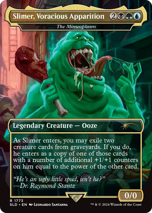 Slimer Voracious Apparition - The Mimeoplasm [Secret Lair Drop Series] - MTG Single