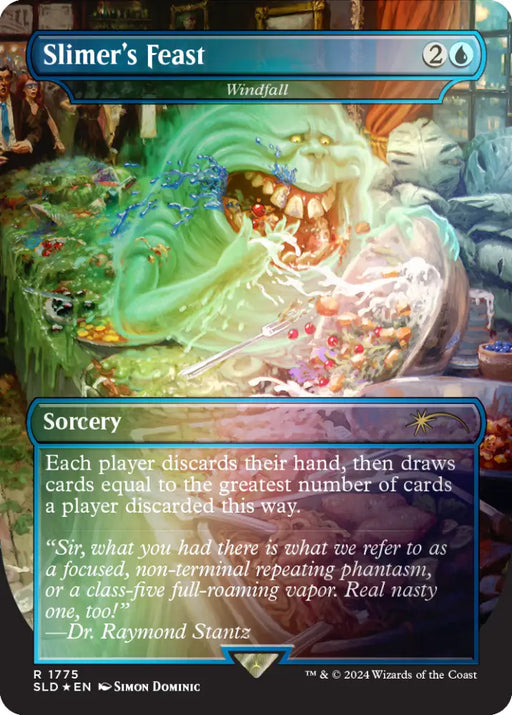 Slimer’s Feast - Windfall (Rainbow Foil) [Secret Lair Drop Series] - MTG Single