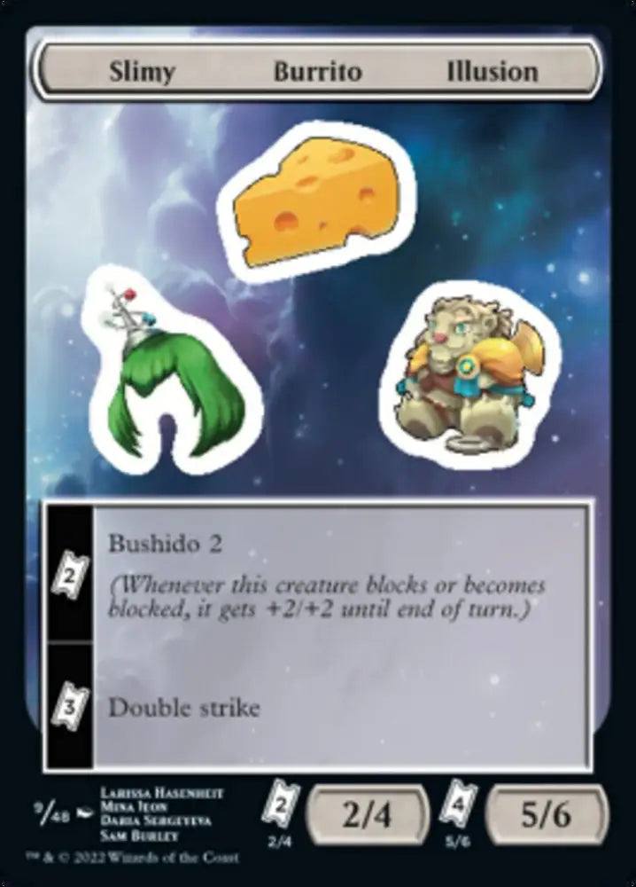 Slimy Burrito Illusion [Unfinity Stickers] - MTG Single