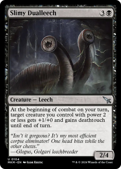 Slimy Dualleech [Murders at Karlov Manor] - MTG Single