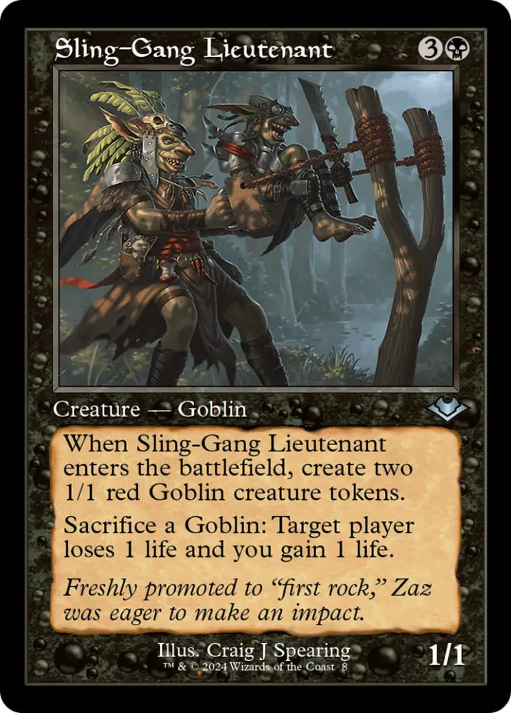 Sling-Gang Lieutenant (Retro) [Modern Horizons] - MTG Single