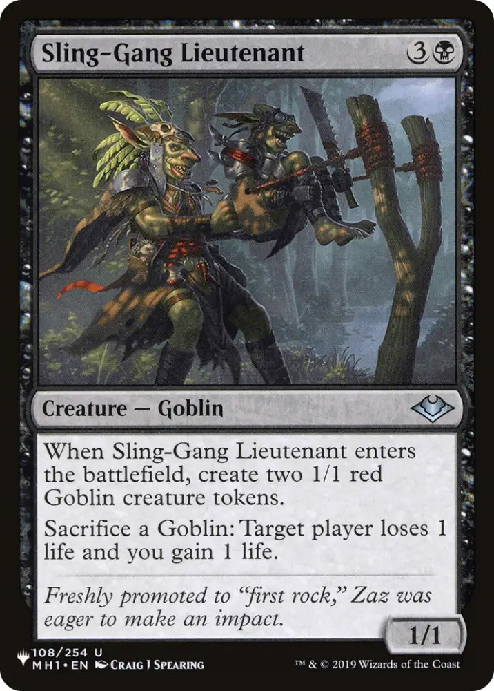 Sling-Gang Lieutenant [The List] - MTG Single