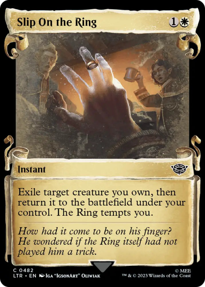 Slip on the Ring [The Lord of the Rings: Tales of Middle-Earth Showcase Scrolls] - MTG Single