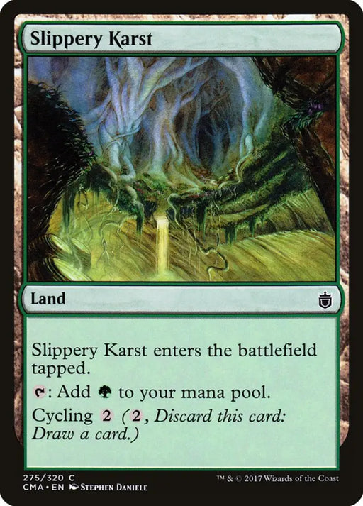 Slippery Karst [Commander Anthology] - MTG Single