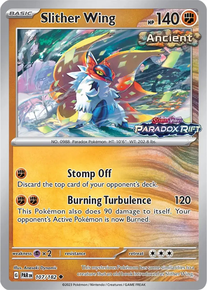 Slither Wing (107/182) (Store Exclusive Promo) [Miscellaneous Cards] - Pokemon Single