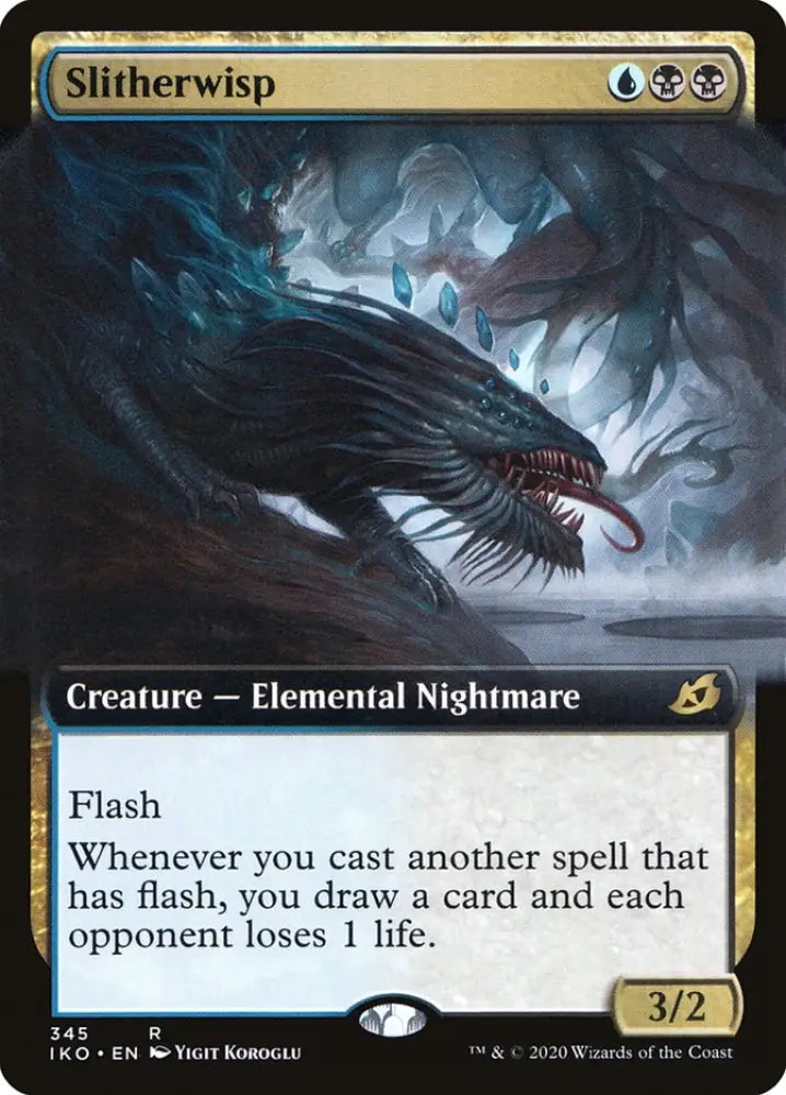 Slitherwisp (Extended Art) [Ikoria: Lair of Behemoths] - MTG Single