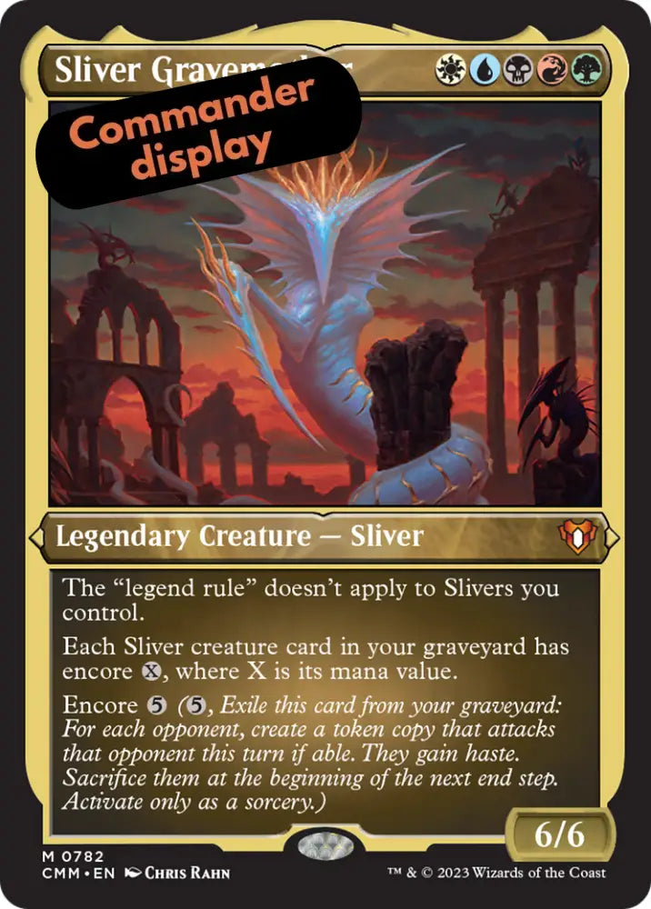 Sliver Gravemother (Display Commander) (Foil Etched) [Commander Masters] - MTG Single