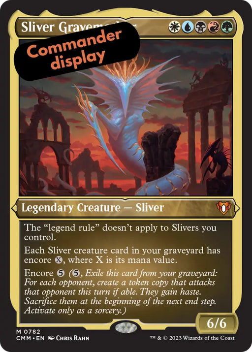 Sliver Gravemother (Display Commander) (Foil Etched) [Commander Masters] - MTG Single