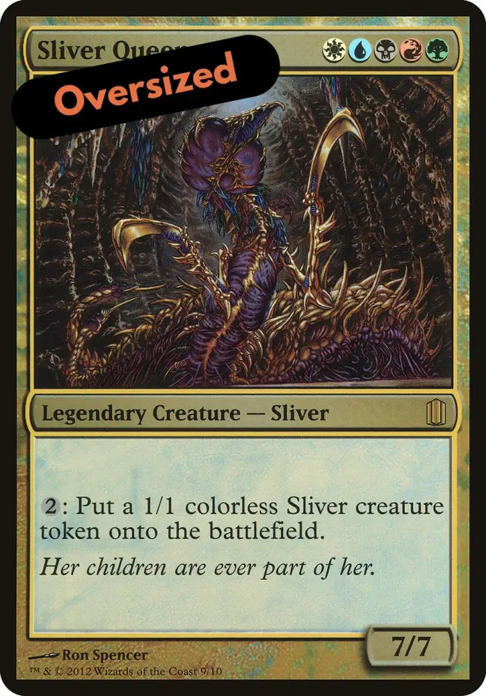 Sliver Queen (Oversized) [Commander’s Arsenal Oversized] - MTG Single