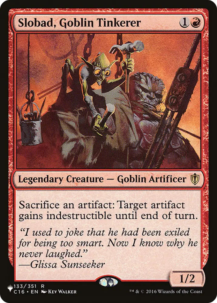 Slobad Goblin Tinkerer [The List] - MTG Single