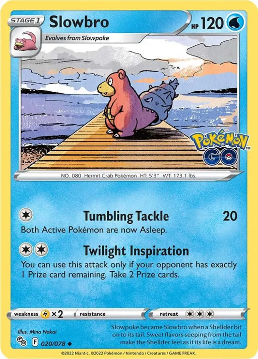 Slowbro (020/078) [Pokémon GO] - Pokemon Single
