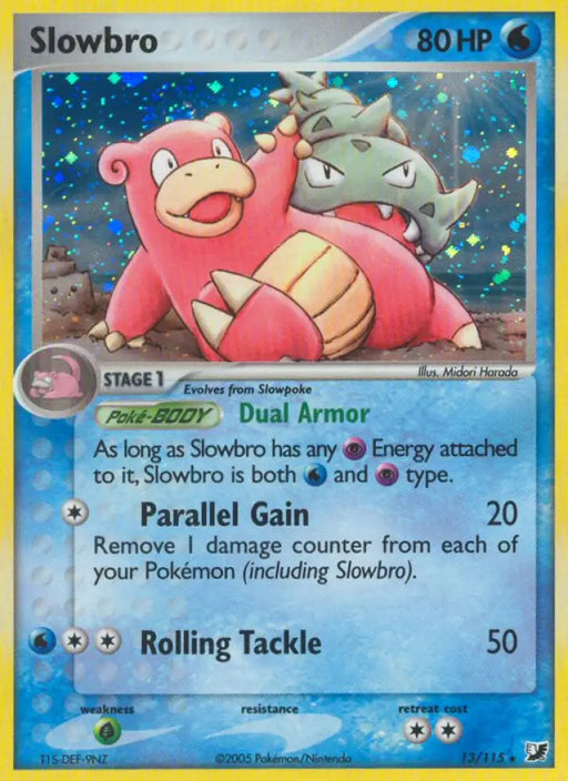 Slowbro (13/115) [EX: Unseen Forces] - Pokemon Single